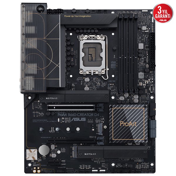 resimler/genel/ASUS PROART B660-CREATOR D4 DDR4 HDMI DP PCIe 16X v4.0 1700p ATX