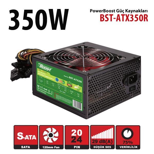 resimler/genel/PowerBOOST 350W BST-ATX350R 12cm Fanlı Power Supply