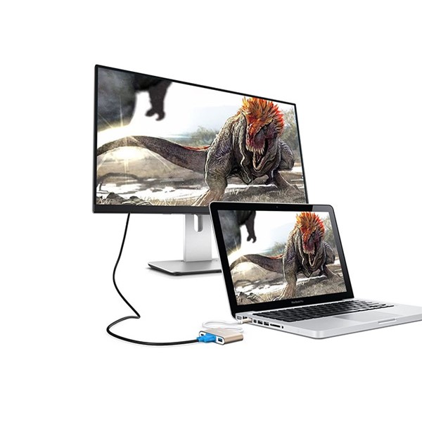 resimler/genel/S-LINK SL-USB-C68 0.15metre TYPE-C - HDMI_USB 3.0 Çevirici Adaptör Gold 4K