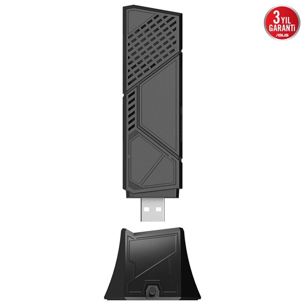 resimler/genel/ASUS ROG USB-BE92 BE6500 WIFI7 GAMING USB KABLOSUZ ADAPTÖR