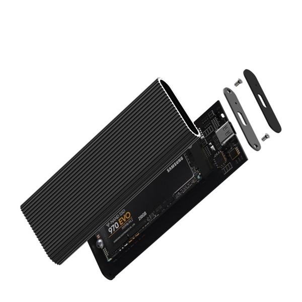 resimler/genel/CODEGEN Type-C CDG-SSD-15BC NGFF Alüminyum Harddisk Kutusu Siyah