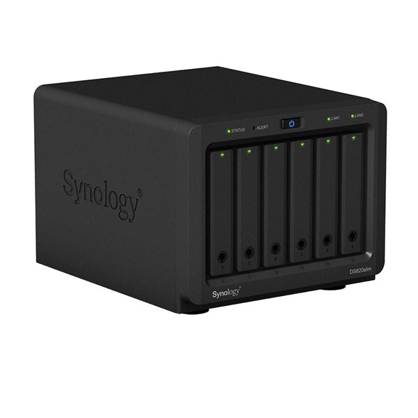 resimler/genel/SYNOLOGY DS620 SLIM CELERON DC- 2 GB RAM- 6-diskli Nas Server (Disksiz) (Sadece 2.5 diskler için)