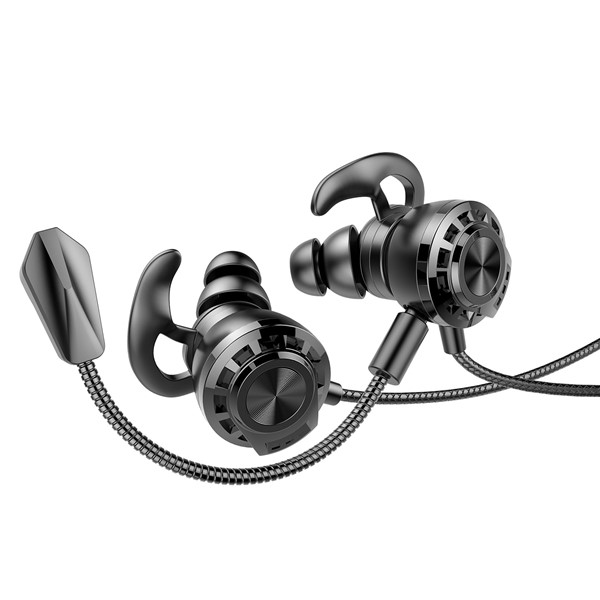 resimler/genel/Rampage RM-K36 PROUD 3,5mm Gaming Siyah Kulak İçi Mikrofonlu Kulaklık