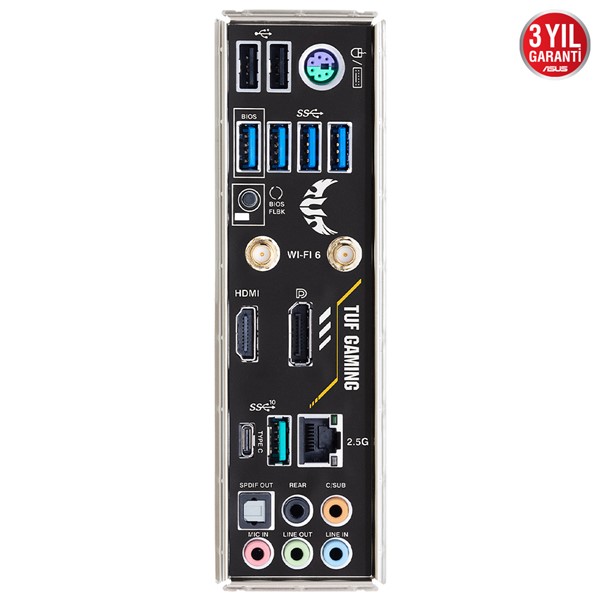 resimler/genel/ASUS TUF B550M-PLUS GAMING WIFI II DDR4 HDMI DP PCIe 16X v4.0 AM4 mATX