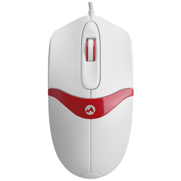 resimler/genel/Everest SM-220 Usb Beyaz/Kırmızı 1200dpi 3D Optik Kablolu Mouse