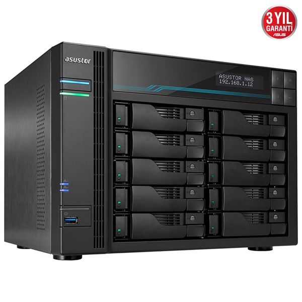 resimler/genel/ASUSTOR AS6510T-8GB ATOM C3538 8GB RAM-10-diskli Nas Server (Disksiz)