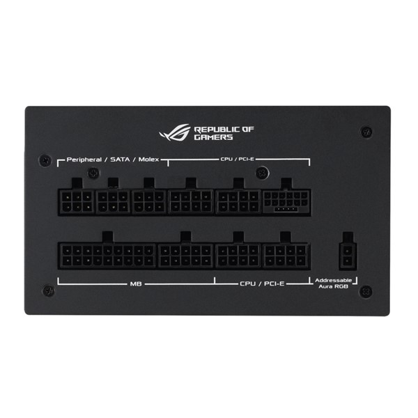 ASUS 1200W 80+ GOLD ROG STRIX AURA EDITION 1200G PCIE 5.0 TAM MODÜLER POWER SUPPLY