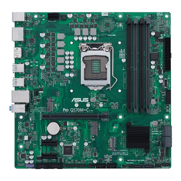 resimler/genel/ASUS PRO Q570M-C/CSM DDR4 M2 PCIe NVME HDMI DP PCIe 16X v4.0 1200p mATX Kurumsal Anakart