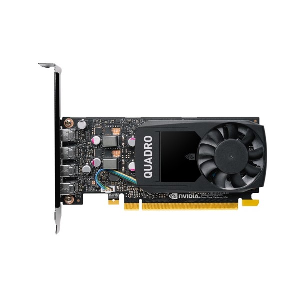 resimler/genel/PNY P1000 4GB QUADRO VCQP1000DVIV2-PB GDDR5 128bit DVI 4X mDP PCIe 16X v3.0