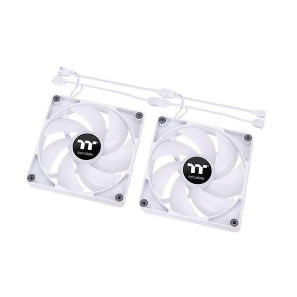 resimler/genel/Thermaltake CT120 CL-F153-PL12SW-A Beyaz ARGB 2x120mm Kasa Fan Kiti