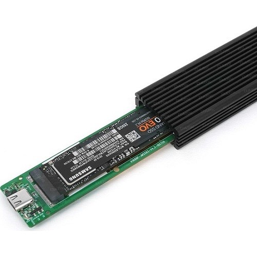 resimler/genel/DARK Type-C DK-AC-DSEM4 NVMe M2 Alüminyum Harddisk Kutusu Siyah