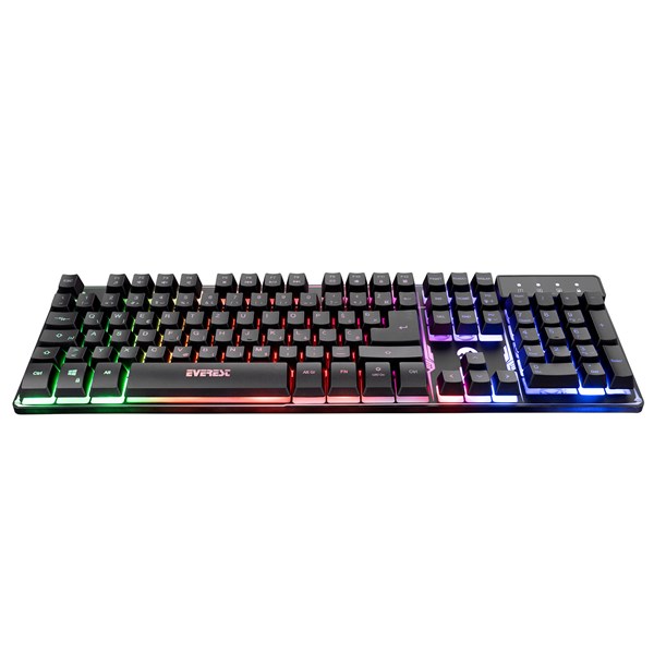 resimler/genel/EVEREST KB-GX9 Siyah USB Gökkuşağı Renkli Aydınlatmalı LC Layout Standart Gaming Klavye