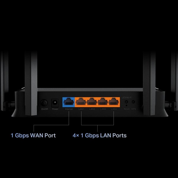 TP-LINK ARCHER BE220 BE3600 WIFI7 DUAL BAND ROUTER
