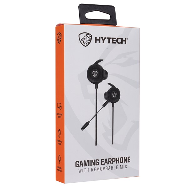 resimler/genel/Hytech HY-GK1 3,5 Oyuncu Esnek Mikrofonlu Siyah Kulakiçi Kulaklık