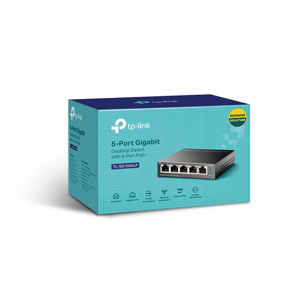 resimler/genel/TP-LINK 5port TL-SG1005LP Gigabit 4port PoE 47.5w Yönetilemez Switch