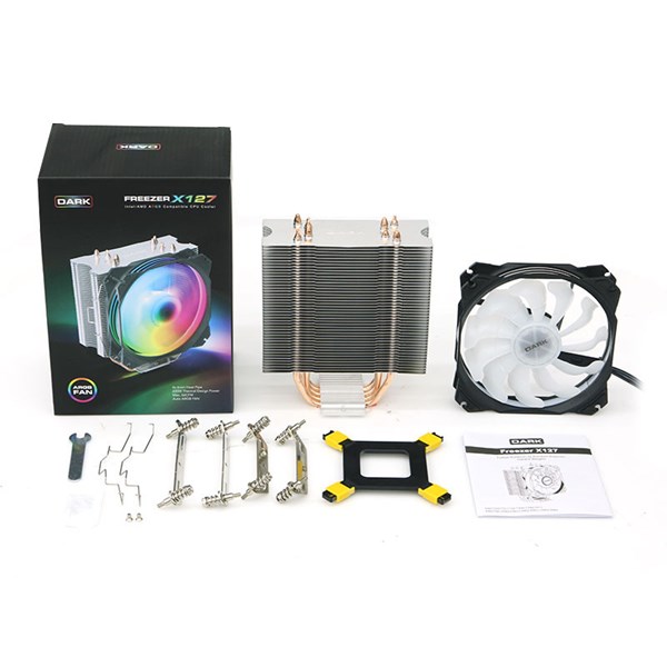 resimler/genel/DARK 120mm FREEZER X127 DKCCX127 Hava Soğutmalı İşlemci Fanı