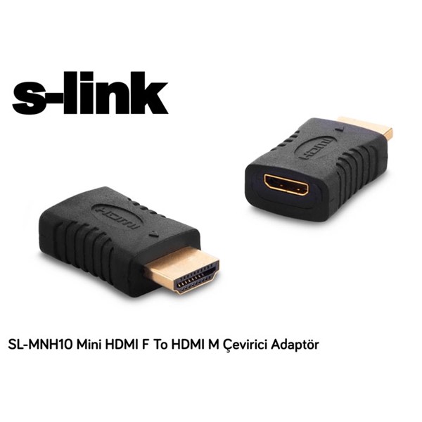 resimler/genel/S-link SL-MNH10 Mini HDMI F To HDMI M Çevirici Adaptör