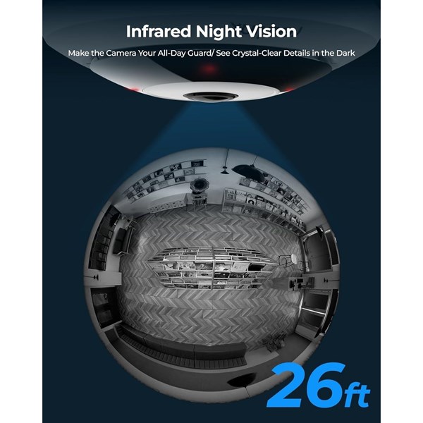 REOLINK 6MP PANORAMİK 1,92mm FE-P 8metre IP Güvenlik Kamerası