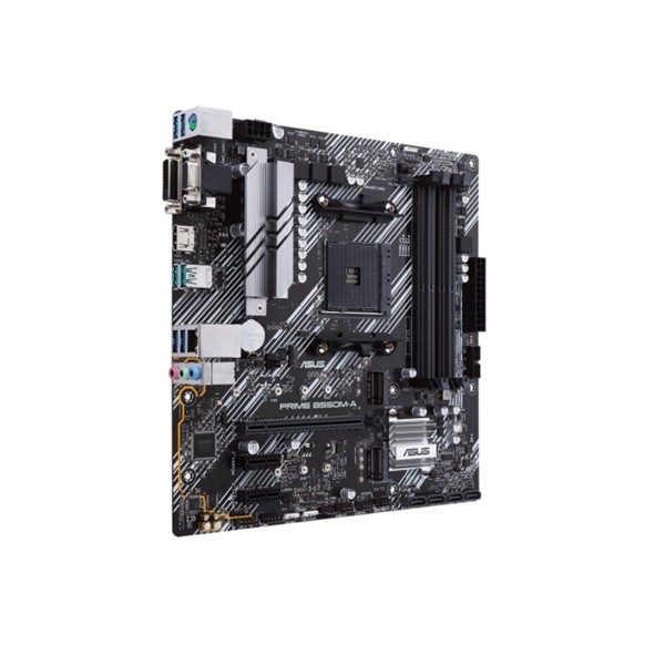 resimler/genel/ASUS PRIME B550M-A/CSM DDR4 SATA3 M2 PCIe NVME HDMI DVI PCIe 16X v4.0 AM4 mATX Kurumsal Anakart