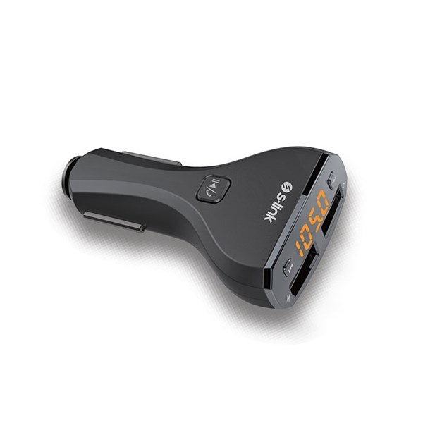 resimler/genel/S-link SL-BT30 MP3 Usb + Bluetooth Destekli 2*Usb 2.1A Fm Transmitter