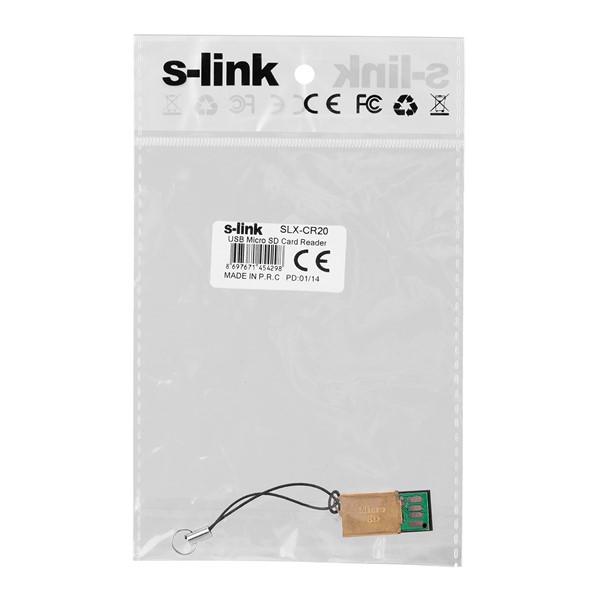 resimler/genel/S-link SLX-CR20 Usb Harici Micro SD Kart Okuyucu