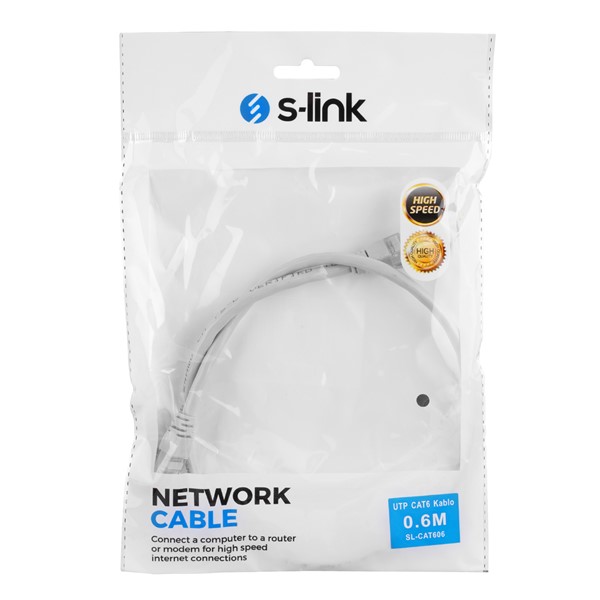 resimler/genel/S-link SL-CAT606 0.6m UTP Turuncu CAT6 Patch Kablo