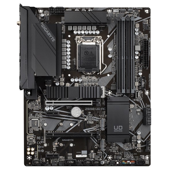 resimler/genel/GIGABYTE Z590 UD AC (WIFI) DDR4 M2 PCIe NVME HDMI DP PCIe 16X v4.0 1200p v2 ATX