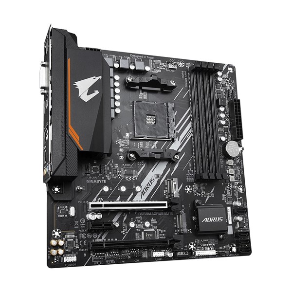resimler/genel/GIGABYTE B550M AORUS ELITE DDR4 HDMI DVI PCIe 16X v4.0 AM4 ATX