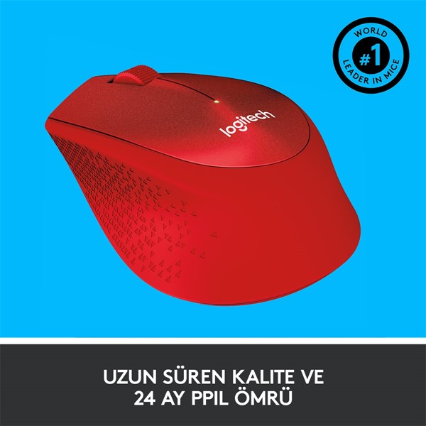 resimler/genel/Logıtech M330 Sessiz Kablosuz Mouse-Kırmızı 910-004911