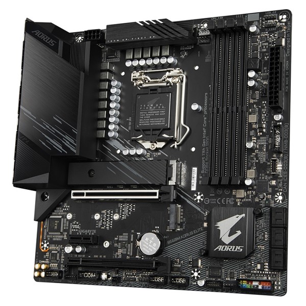 GIGABYTE B560M AORUS ELITE DDR4 M2 PCIe NVME HDMI DP PCIe 16X v4.0 1200p v2 mATX