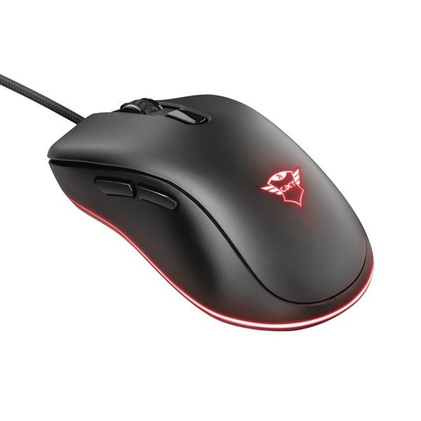 resimler/genel/Trust Jacx 23575 Gxt 930 Usb 6400Dpı Siyah 6Xbuttons Rgb Gamıng Mouse