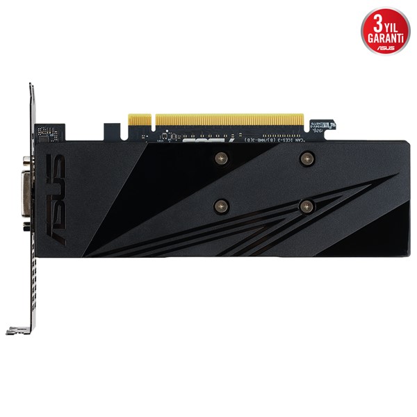 resimler/genel/ASUS GTX1650 4GB GTX1650-4G-LP-BRK GDDR6 128bit HDMI DVI DP PCIe 16X v3.0
