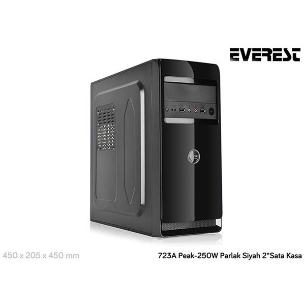 EVEREST 250W PEAK 723A Standart Mid-Tower PC Kasası