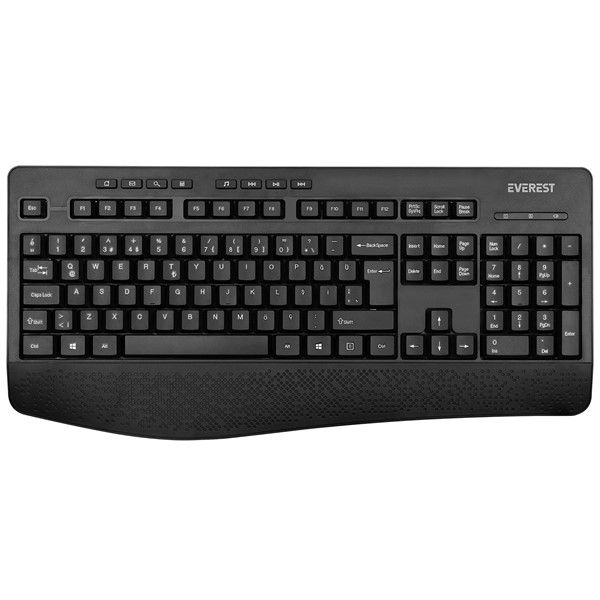 resimler/genel/Everest KM-6017 Siyah Usb Kablosuz Q Multimedia Klavye + Mouse Set