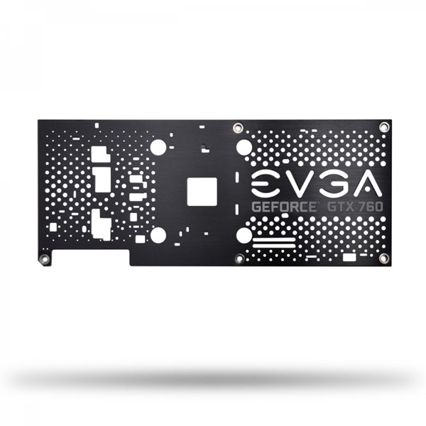 resimler/genel/EVGA GTX760 Serisi ekran kartı için Arka Plaka (Backplate)