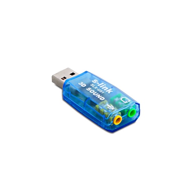 resimler/genel/S-link SLX-U51 Usb Ses Kartı 2.0 Çevirici Adaptör