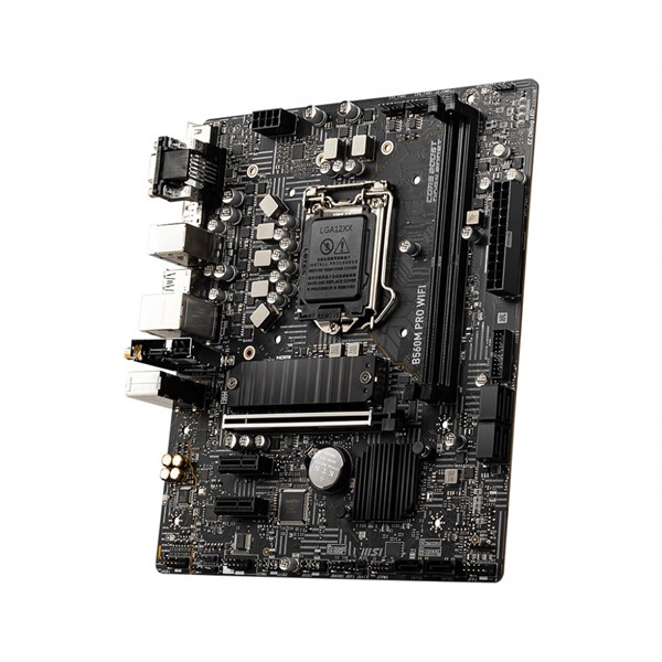 resimler/genel/Msı Mb B560m Pro Wıfı Soket 1200 Ddr4 5200 (Oc) Pcı-E Gen 4 M.2 Usb3.2 1X 2.5G Lan Wi-Fi 6 Matx