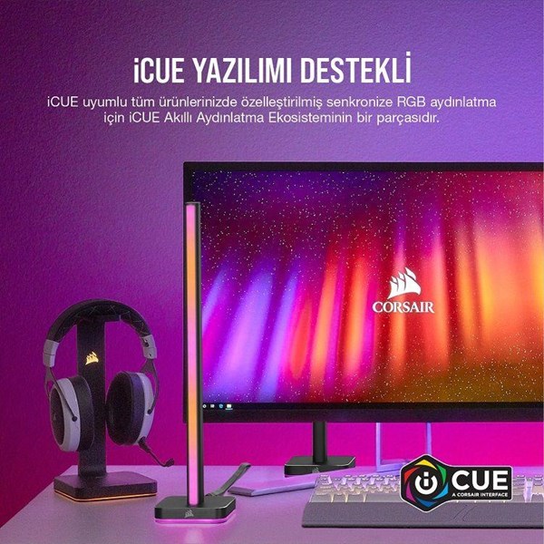 resimler/genel/CORSAIR Cd-9010002-Eu iCUE LT100 Smart Lighting Towers Başlangıç Kiti