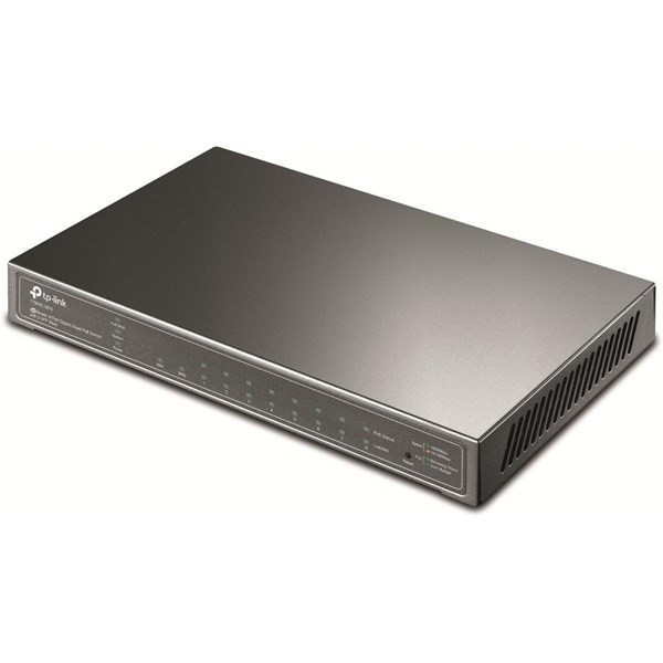 TP-LINK 8port T1500G-10PS (TL-SG2210P) GIGABIT 2-SFP 53W FULL POE YÖNETİLEBİLİR SWITCH