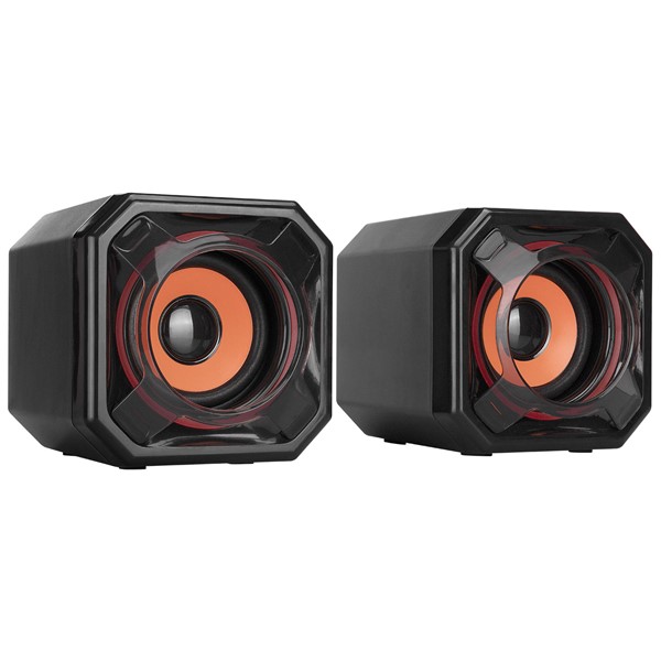resimler/genel/Mikado MD-177 2.0 5W * 2 Turuncu Siyah Super Bass USB Speaker