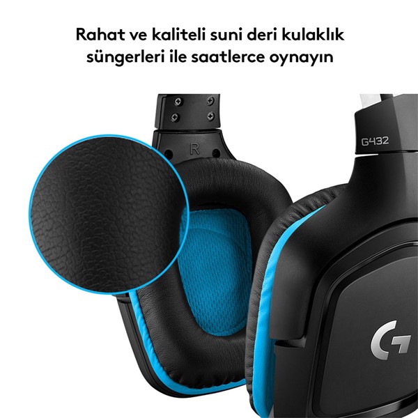 resimler/genel/Logitech G G432 7.1 Surround Ses Oyuncu Kulaklığı 981-000770