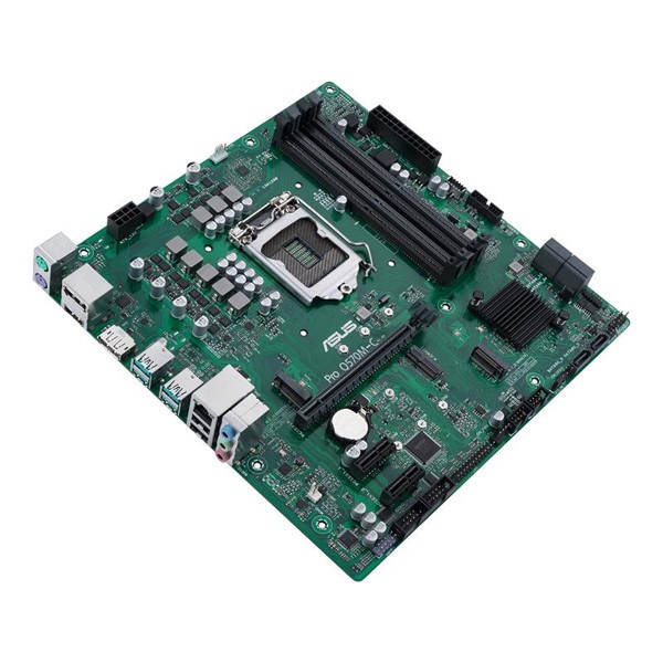 resimler/genel/ASUS PRO Q570M-C/CSM DDR4 M2 PCIe NVME HDMI DP PCIe 16X v4.0 1200p mATX Kurumsal Anakart