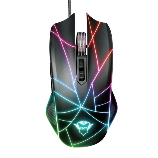resimler/genel/Trust Ture 23797 Gxt 160X Usb 4200Dpı Siyah Rgb Gamıng Mouse   
