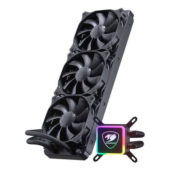resimler/genel/COUGAR 360mm AQUA 360 RGB CGR-AQUA-360 ARGB Sıvı Soğutmalı İşlemci Fanı TR4 Uyumlu