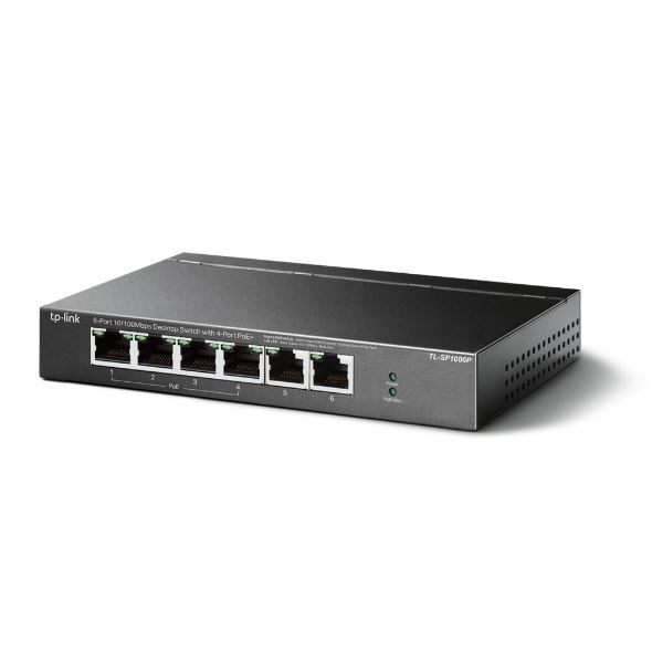 resimler/genel/TP-LINK 6-PORT 67W 4-PORT POE TL-SF1006P 10/100 YÖNETİLEMEZ SWITCH