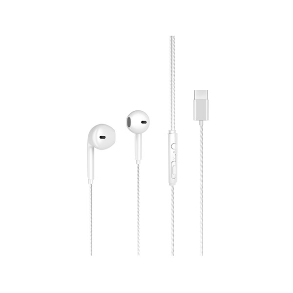 resimler/genel/LENOVO LECOO EH104C-W Stereo Type-C Beyaz Kulak İçi Mikrofonlu Kulaklık