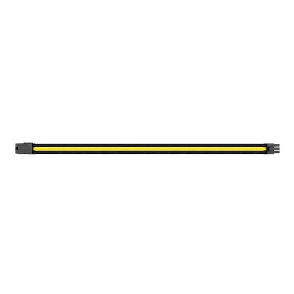 resimler/genel/Thermaltake AC-047-CN1NAN-A1 TtMod Sarı/Siyah Power Supply Sleeved Kablo Seti (16 AWG)