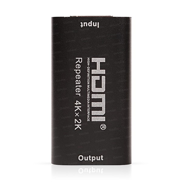 resimler/genel/DARK 1port DK-HD-E102 1port HDMI (giriş) 1port HDMI (çıkış) 1920x1080 HDMI Repeater 40metre mesafeye kadar