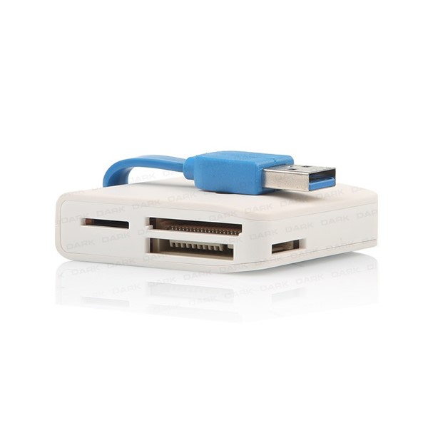 resimler/genel/DARK DK-AC-UCR301 USB 3.0 Beyaz Harici Kart Okuyucu