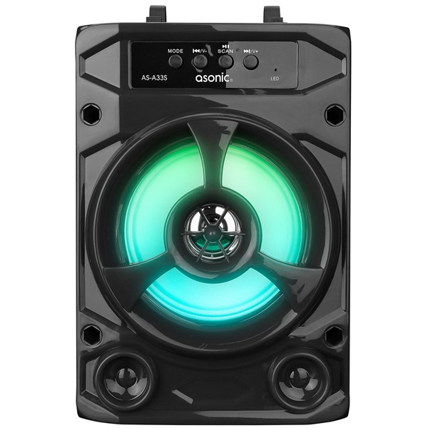 resimler/genel/Asonic AS-A33S Siyah 3W - DC 5V Bluetooth-Usb-Aux -TF Cardlı Speaker Hoparlör